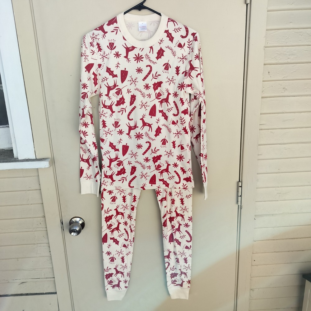 Hanna Andersson Organic Cotton Women's Christmas Pajama Set XS